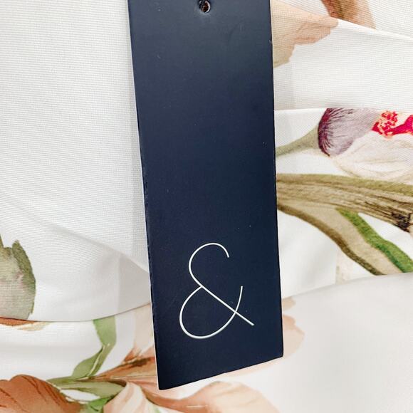 SACHIN + BABI Dress Size 12 Evening Gown NEW Abby Gown Eggshell Venetia Petals - Picture 3 of 9